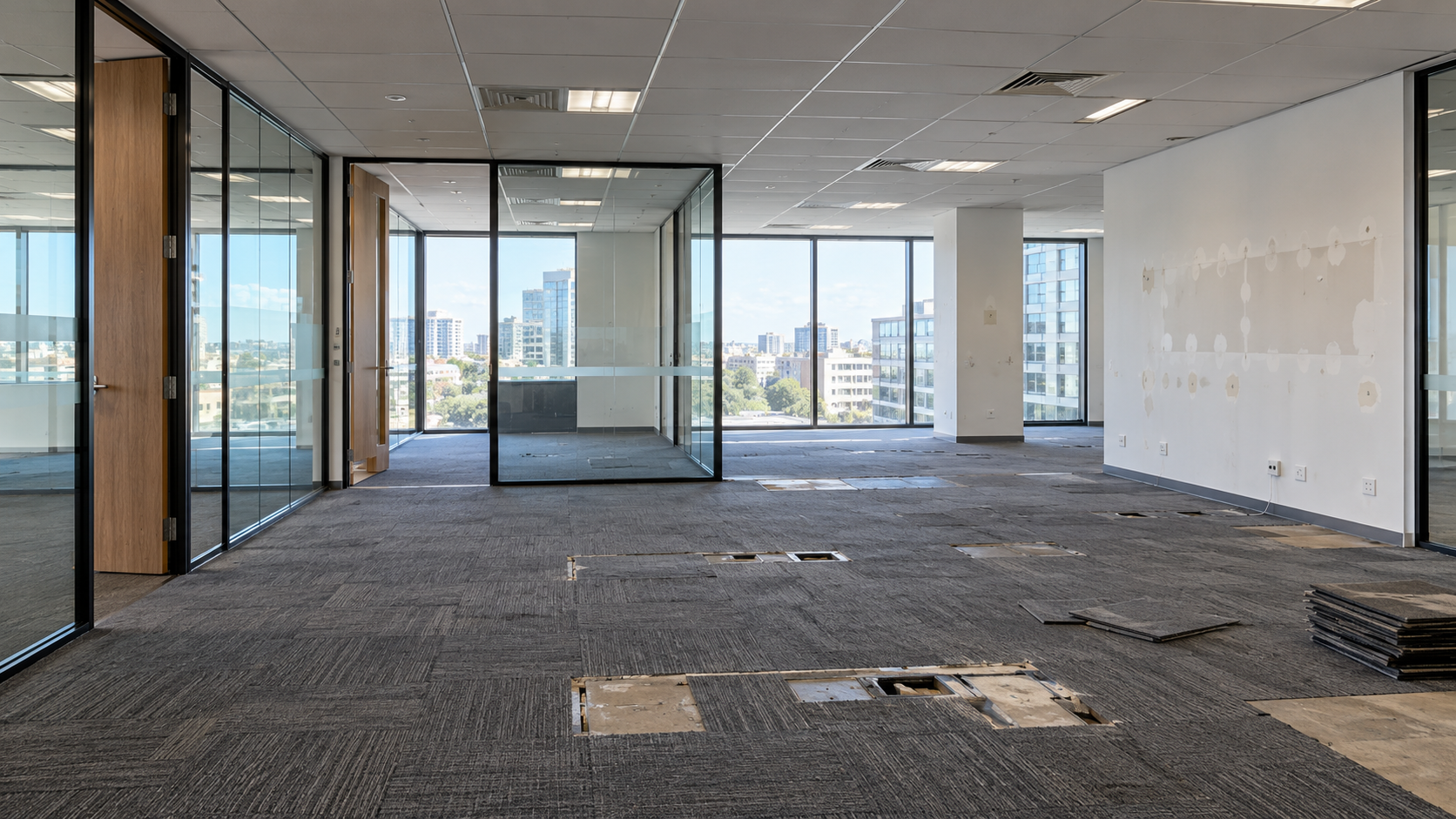 After the Desks Leave, Cheap Defit Tackles the Office Make-Good