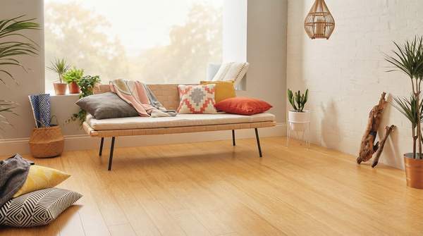 Editorial illustration for Bamboo, Cork, Luxury Vinyl, or Recycled Carpet? How to Pick the Eco-Friendly Floor That Fits Your Home