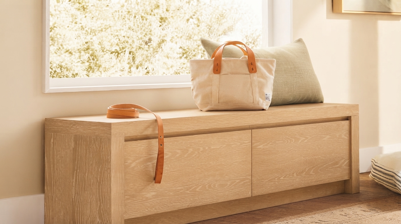 Editorial illustration for Five Entryway Storage Solutions Compared: Which One Fits Your Space, Skills, and Style?