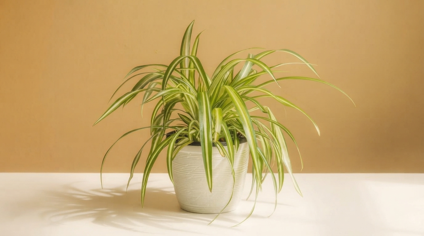Editorial illustration for Spider Plants and Boston Ferns: The Pet-Safe Houseplants That Can Help Your Air