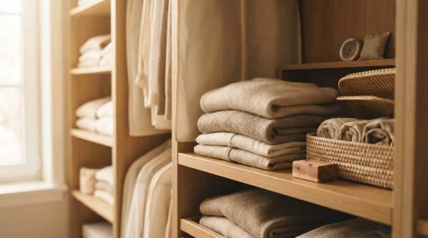 Editorial illustration for Stop Mold on Stored Clothes: The Moisture, Airflow, and Fabric Choices That Matter Most